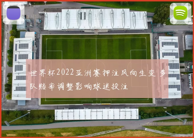 世界杯2022亚洲赛押注风向生变 多队赔率调整影响球迷投注